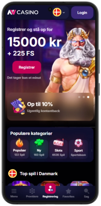 NV Casino Mobil browser med hjemmeside adresse